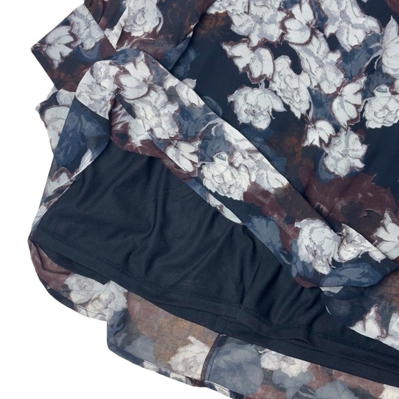 Simply Noelle Floral Sheer Lined Swing Dress Small Medium - Picture 7 of 12